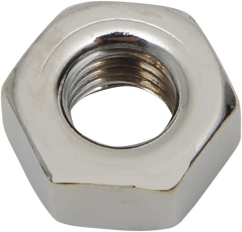 1/4"-20 Chrome Hex Nut DRAG SPECIALTIES DRAG SPECIALTIES MOTOVEIKALS 21