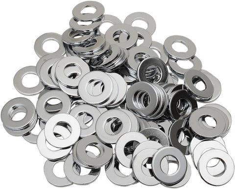 1/4" Chrome Flatwasher DRAG SPECIALTIES DRAG SPECIALTIES MOTOVEIKALS 21