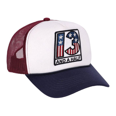 13 1/2 Americana trucker cap blue 13 AND A HALF COMPANY MOTOVEIKALS 21