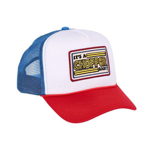 13 1/2 It''s a Chopper Baby trucker cap blue/red/white 13 AND A HALF COMPANY MOTOVEIKALS 21