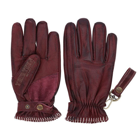 13 1/2 Loud Ride gloves burgundy 13 AND A HALF COMPANY MOTOVEIKALS 21