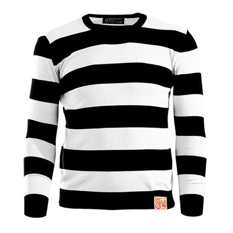 13-1/2 Outlaw sweater black/off white 13 AND A HALF COMPANY MOTOVEIKALS 21