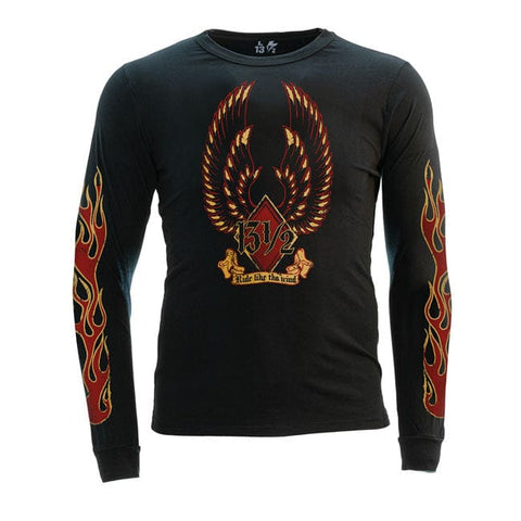 13 1/2 Ride like the wind longsleeve black 13 AND A HALF COMPANY MOTOVEIKALS 21