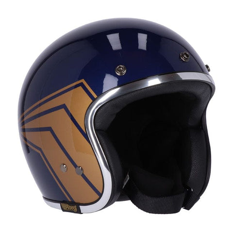 13 1/2 Skull bucket helmet crash blue 13 AND A HALF COMPANY MOTOVEIKALS 21