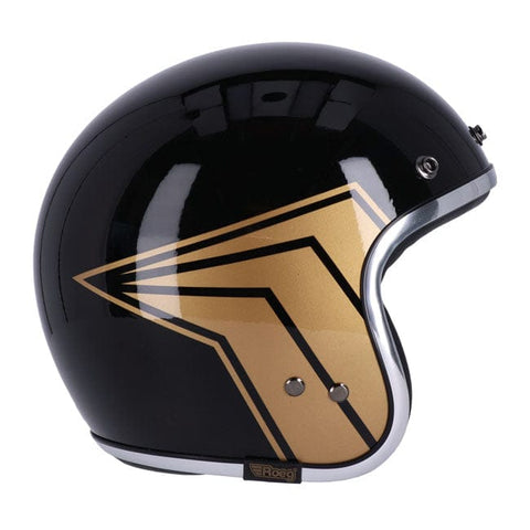 13 1/2 Skull bucket helmet gloss black 13 AND A HALF COMPANY MOTOVEIKALS 21