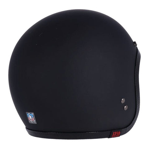 13 1/2 Skull bucket helmet matt black 13 AND A HALF COMPANY MOTOVEIKALS 21