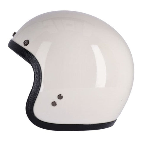 13 1/2 Skull bucket helmet vintage white 13 AND A HALF COMPANY MOTOVEIKALS 21