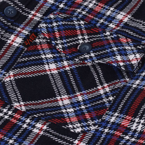 13 1/2 Woodland check shirt navy/red 13 AND A HALF COMPANY MOTOVEIKALS 21