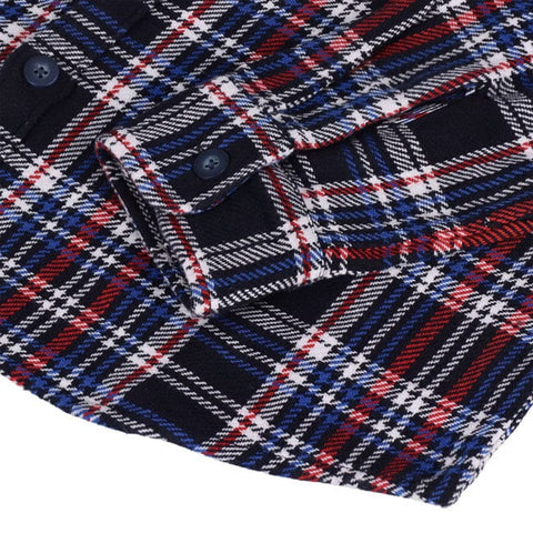 13 1/2 Woodland check shirt navy/red 13 AND A HALF COMPANY MOTOVEIKALS 21