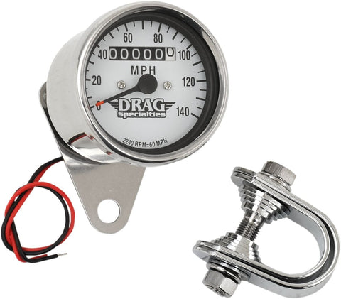 2240:60 White Face Speedo DRAG SPECIALTIES DRAG SPECIALTIES MOTOVEIKALS 21