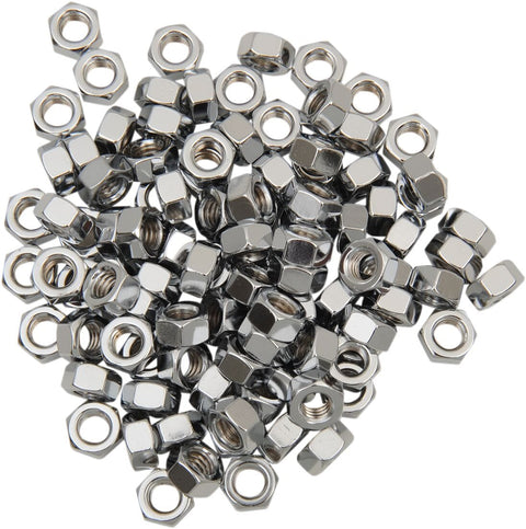 5/16"-18 Chrome Hex Nut DRAG SPECIALTIES DRAG SPECIALTIES MOTOVEIKALS 21