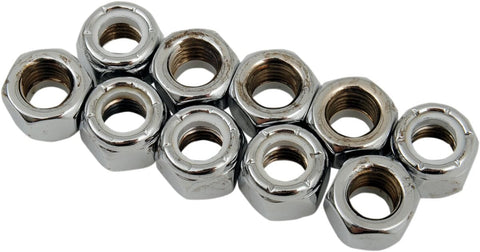 5/16-24 Chr Nyln Nut DRAG SPECIALTIES DRAG SPECIALTIES MOTOVEIKALS 21