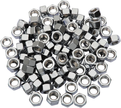 5/16"-24 Chrome Hex Nut DRAG SPECIALTIES DRAG SPECIALTIES MOTOVEIKALS 21