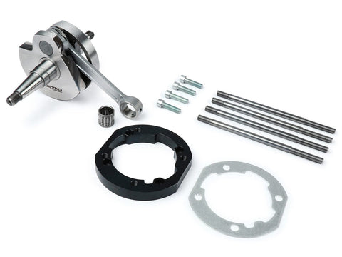 adapter plate set cylinder incl. crankshaft Adapter plate set incl. crankshaft+cylinder -J&G 2% special by WT- for mounting Polini/Malossi 210 cylinder (Ų68.5mm) on engine housing PX80, PX125, PX150, Cosa125, Cosa150, Sprint Veloce150 (VLB1T 294260-), BGM PRO MOTOVEIKALS 21