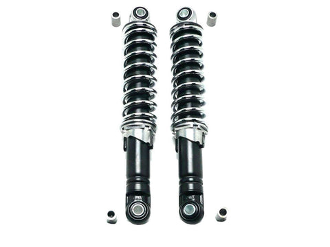 Adjustable shock absorbers 4 pieces 8mm 10mm 240mm black chrome for Kreidler Flory, Zündapp Hercules, Puch DIVERSE / IMPORT MOTOVEIKALS 21