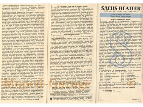 Advertisement for Miele, Hercules, Rixe moped DIVERSE / IMPORT MOTOVEIKALS 21
