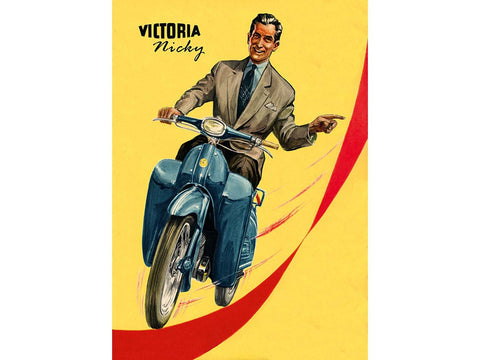 Advertising poster reprint 42cm 29cm for moped mokick DIVERSE / IMPORT MOTOVEIKALS 21