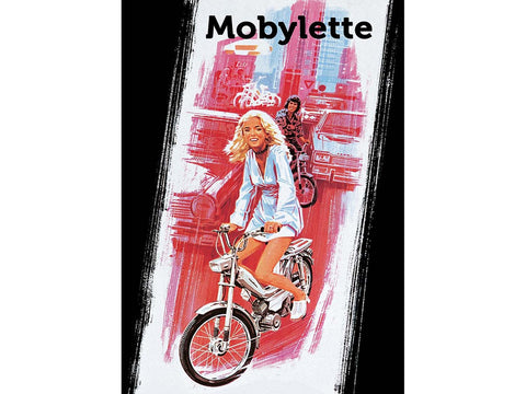 Advertising poster reprint 42cm height 29cm width for Motobecane Mobylette Mini Moby DIVERSE / IMPORT MOTOVEIKALS 21