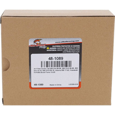 Air Filter Arctic Cat ALL BALLS ALL BALLS MOTOVEIKALS 21
