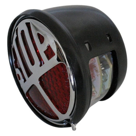 Aizmugures lukturis SHIN YO LED STOP red / black SHINYO MOTOVEIKALS 21