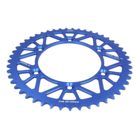 Aizmugures zobrats JT / 520 / 49z / ALU / BLUE / JTA251.49BLU JT SPROCKETS MOTOVEIKALS 21