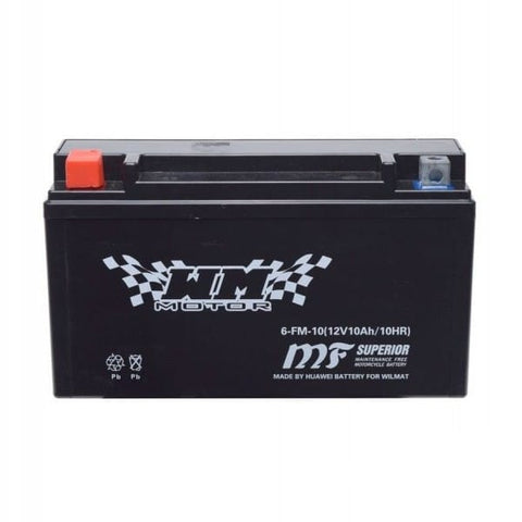 Akumulators WM 6-FM-10 12V 10Ah ZONTES motocikliem REPLICA MOTOVEIKALS 21