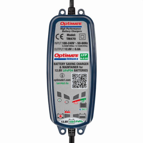 Akumulatoru lādētājs OPTIMATE Lithium 4s 0,8A TECMATE MOTOVEIKALS 21