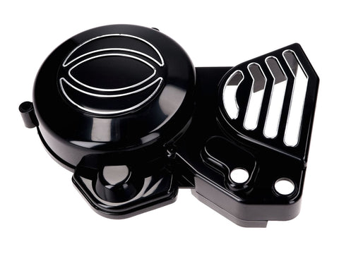alternator cover / engine ignition cover TUNR black for Derbi EBE, EBS TUNR MOTOVEIKALS 21