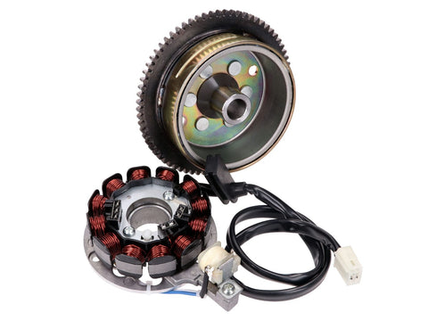 alternator stator and rotor for Minarelli AM6 Moric / Power up w/ E-start 101 OCTANE MOTOVEIKALS 21