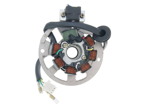 alternator stator for CPI, Keeway, QJ, 1E40QMB = KW15041 101 OCTANE MOTOVEIKALS 21