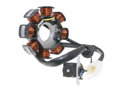 alternator stator for Peugeot Speedfight 3 50 4-stroke, SYM Fiddle 2 50 4-stroke 101 OCTANE MOTOVEIKALS 21