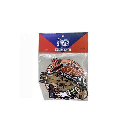 American Socks Classic sticker pack AMERICAN SOCKS MOTOVEIKALS 21