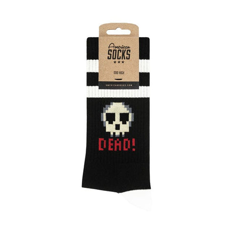 American Socks Mid high Dead socks AMERICAN SOCKS MOTOVEIKALS 21