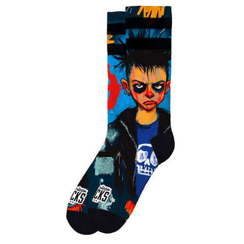 American socks Signature Youth Regegade socks blue AMERICAN SOCKS MOTOVEIKALS 21