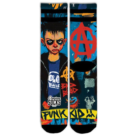 American socks Signature Youth Regegade socks blue AMERICAN SOCKS MOTOVEIKALS 21