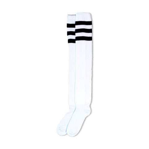 American Socks Ultra high Old School triple black striped AMERICAN SOCKS MOTOVEIKALS 21