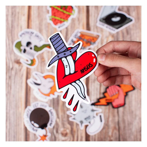 American Socks Wrecked Sticker pack AMERICAN SOCKS MOTOVEIKALS 21