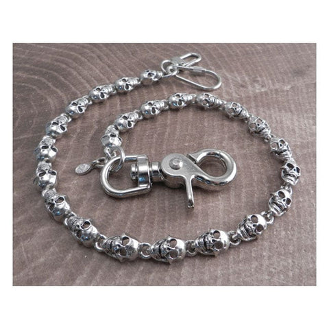 Amigaz Flat Skull Wallet Chain 16" AMIGAZ MOTOVEIKALS 21