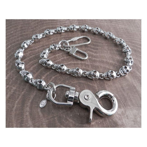 Amigaz Flat Skull Wallet Chain 16" AMIGAZ MOTOVEIKALS 21