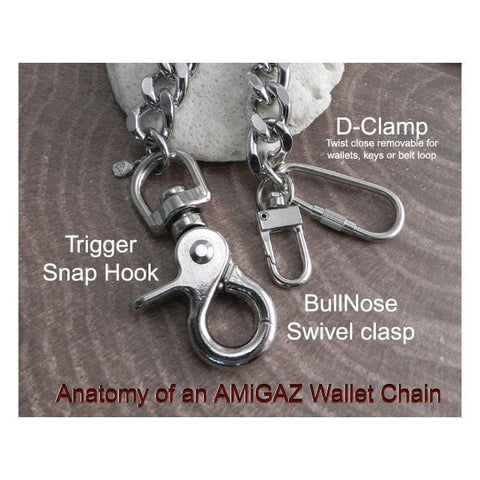 Amigaz Link Wallet Chain 22" AMIGAZ MOTOVEIKALS 21