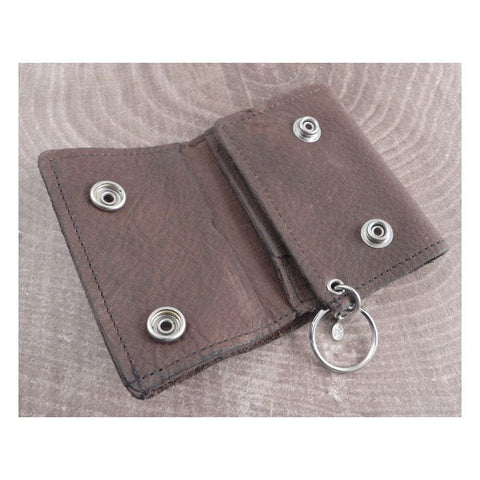 AMiGAZ Soft Brown Leather Trifold Wallet AMIGAZ MOTOVEIKALS 21