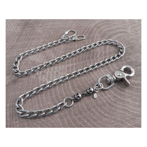 Amigaz Wallet chain with 2 skulls 25" AMIGAZ MOTOVEIKALS 21