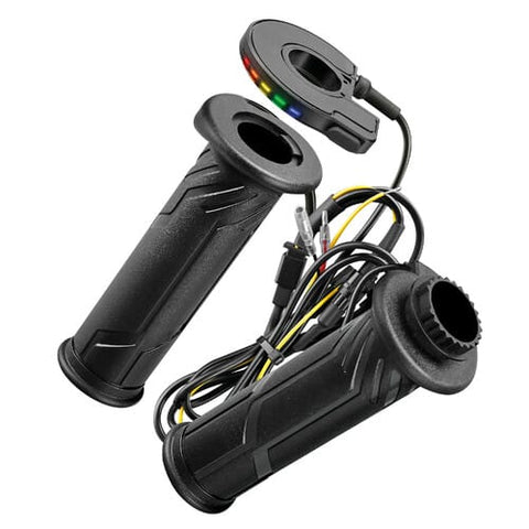 Apsildāmie rokturi LAMPA ar LED slēdzi - 12V LAMPA MOTOVEIKALS 21
