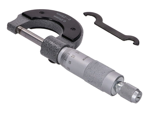 Ārējais mikrometrs 25mm SILVERLINE MOTOVEIKALS 21