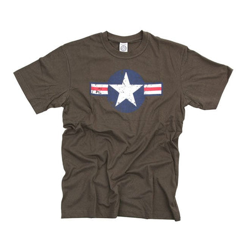 Army Surplus Air Force Star & Bars t-shirt green ARMY SURPLUS MOTOVEIKALS 21