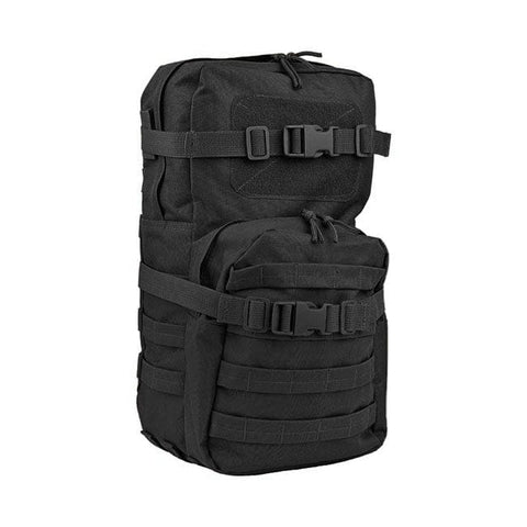 Army Surplus Molle add on backpack black ARMY SURPLUS MOTOVEIKALS 21