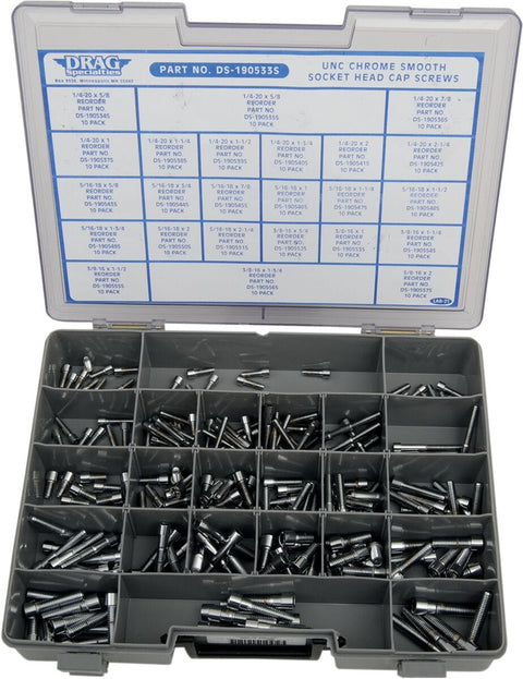 Assortment Unc Sockt Bolt DRAG SPECIALTIES DRAG SPECIALTIES MOTOVEIKALS 21