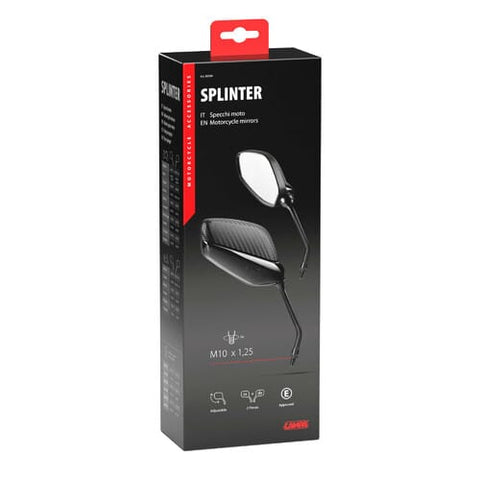 Atpakaļskata spoguļi LAMPA Splinter pāris LAMPA MOTOVEIKALS 21