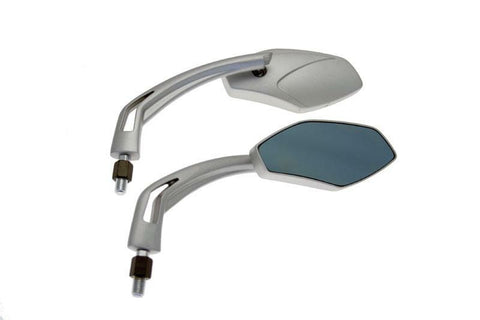 Atpakaļskata spoguļu komplekts V-PARTS 878035 Silver M10 VPARTS MOTOVEIKALS 21