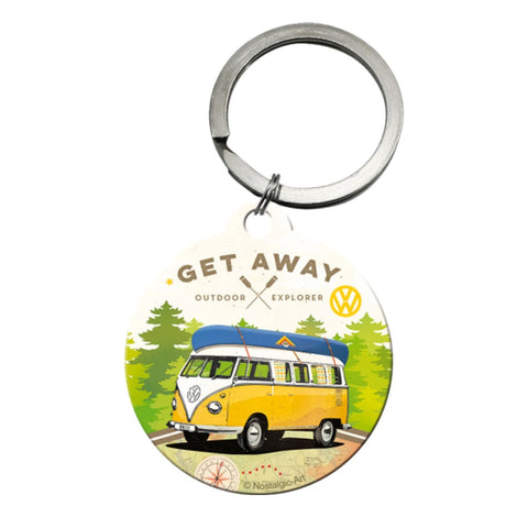 Atslēgu piekariņš VW GET AWAY NOSTALGIC ART MOTOVEIKALS 21